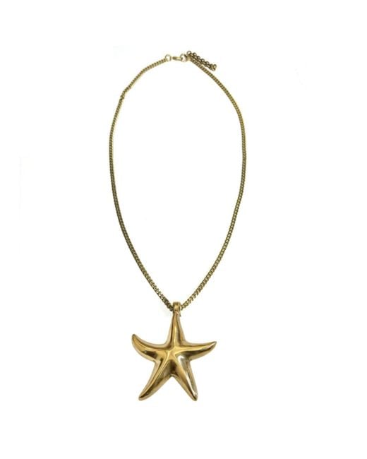 Rachel Nathan Metallic Starfish Necklace