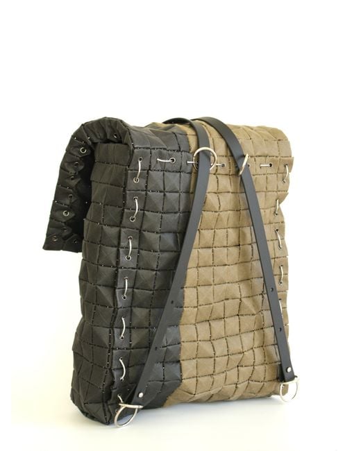 Monade Green Backpack Large Loam for men