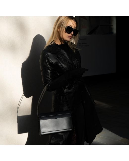 godi. Black The Christy Handmade Adjustable Shoulder Bag