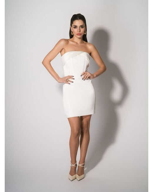 Tia Dorraine White Tender Love Mini Dress