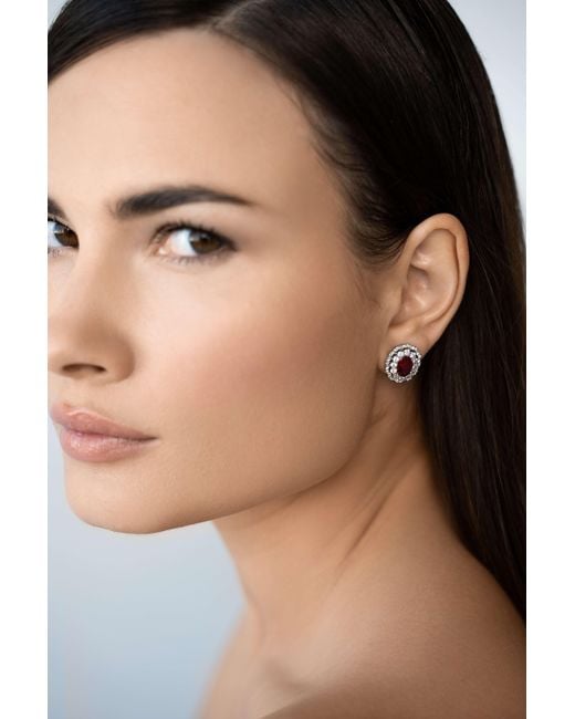 Viviana Halil Pink The Louis Earrings – Sculptural Sterling Stud Earrings