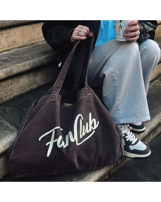 Fanclub Brown The Everyday Core Washed Mocha Tote Bag