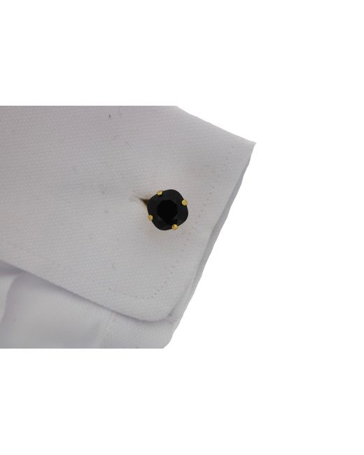 Vicki Sarge Metallic The Stud Cufflink for men