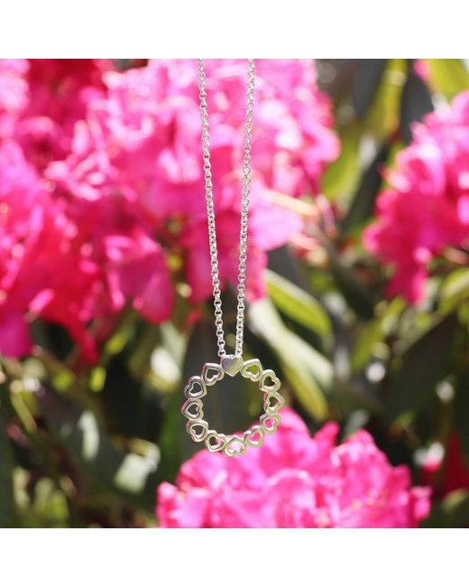 FV Jewellery Metallic Love Goes Round Circle Necklace