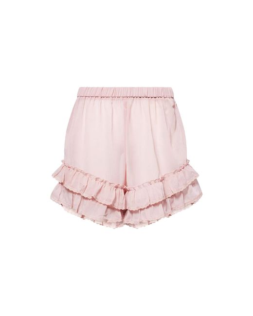Amy Lynn Pink Paola Ruffle Frill Shorts