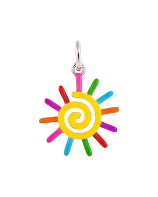 Pinnole Yellow Sun Charm