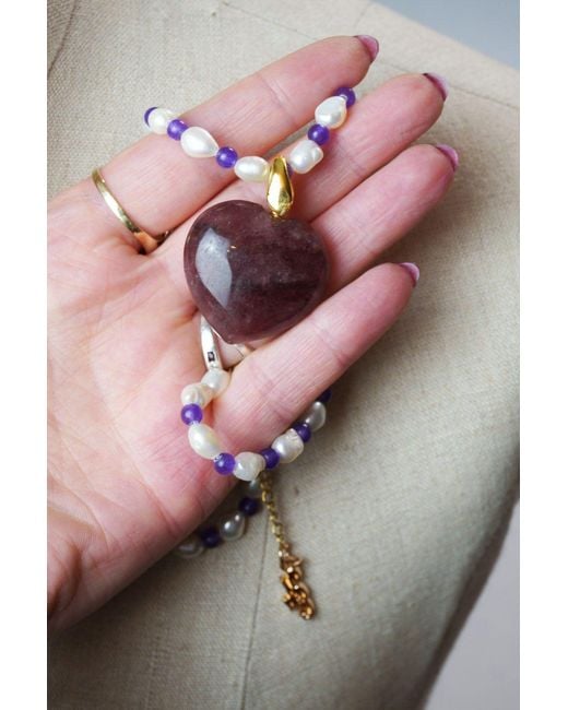 Natalia Petruch Purple Neutrals Lilibeth Choker