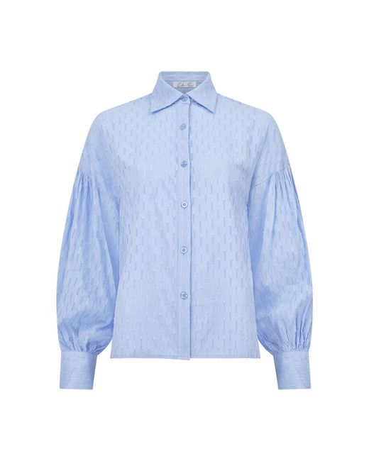 Lula-Ru Blue Ida Cotton Shirt