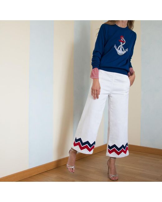 My Pair Of Jeans White Caracas Wide-legs