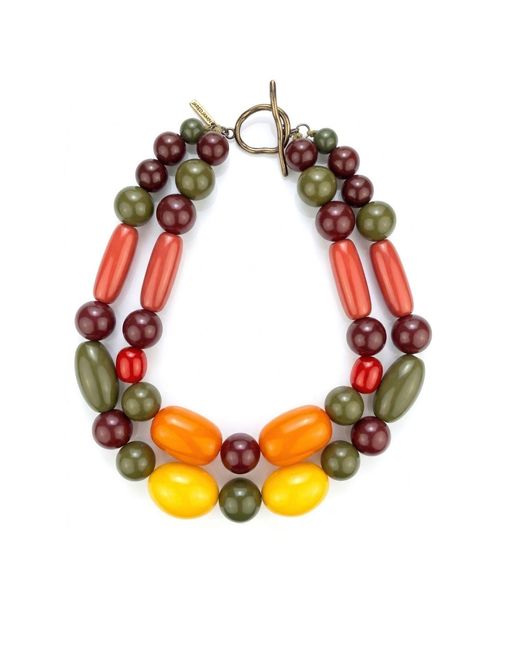 Jaredjamin Red Tallulah Statement Collar