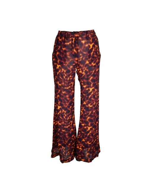 Jennafer Grace Red Mareesa Trousers