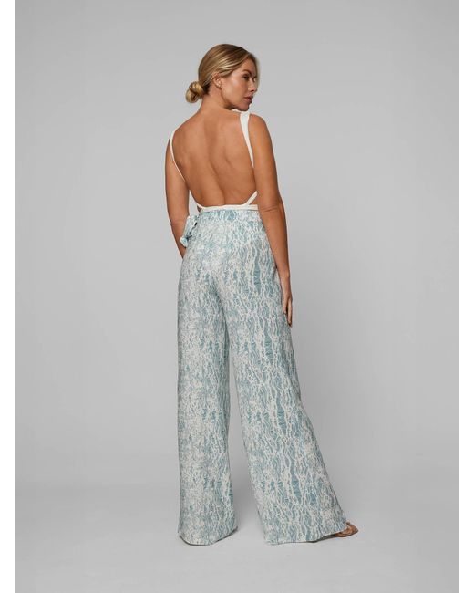 Baíah Blue Santai Relaxed Trouser