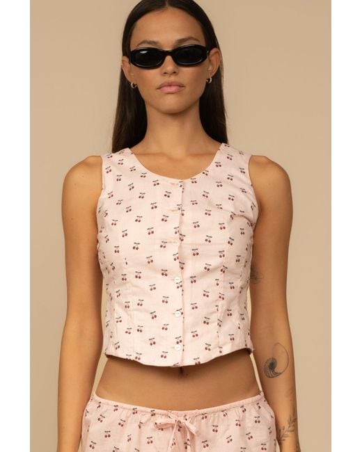 Montce Pink Cherries Jane Tank