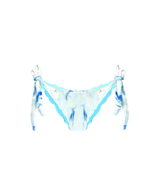 ELIN RITTER IBIZA Ibiza Turquoise Blue Tie-dye Print Bikini Bottom Sara Formentera