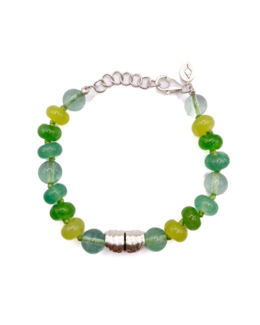 Après Youth Green 'Spud' Beaded Friendship Bracelet