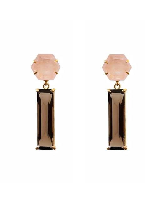 Bounkit Natural Chicago Earrings Push Back