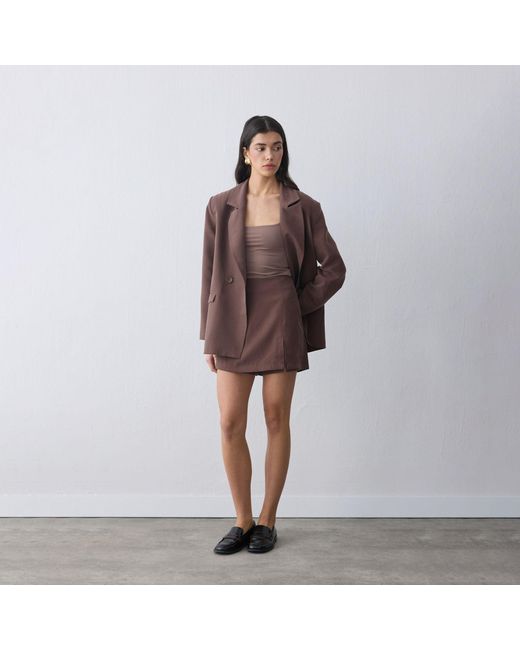 Thisisu Collection Brown Vera Skort –