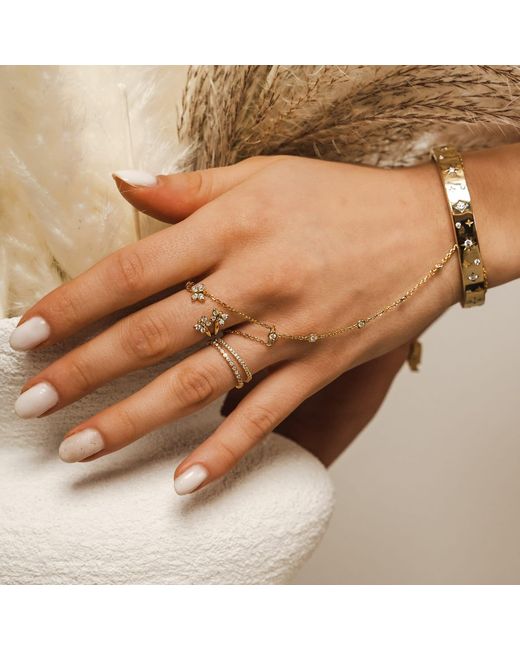 BLOOMTINE | Earth Angel HQ Metallic Enchanting Flutterfly Premium Vermeil Butterfly Ring
