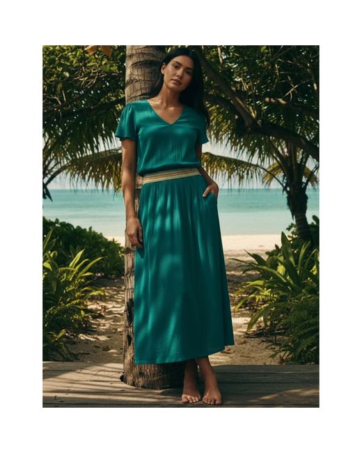 Nooki Design Blue Lulu Summer Dress
