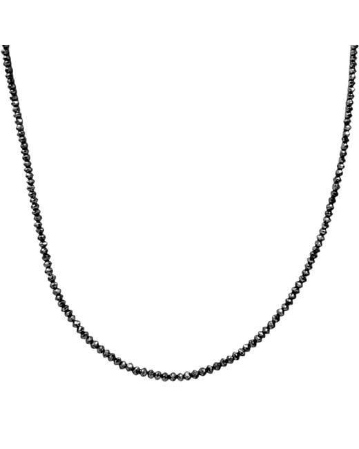 Rahul's Jewels Brown 16" Genuine Diamond Strand Necklace