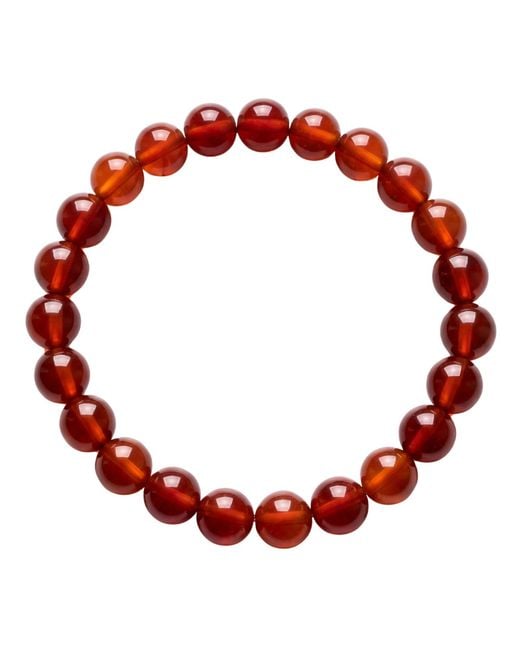 seree Red Manifest Collection Confidence Crystal Beaded Bracelet