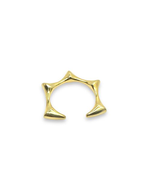 Jagged Halo Jewelry Metallic Spike Ear Cuff