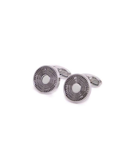 Kennett Watches & Accessories Black Kennett Freddie Cufflinks – Geometric Aviation-Inspired Design for men