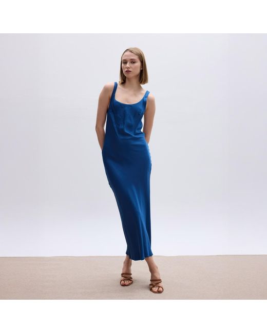 Roses Are Red Blue Charlotte Reversible Dress Vs Ocean