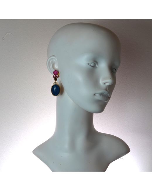 Vicki Sarge Blue Refreshers Earring