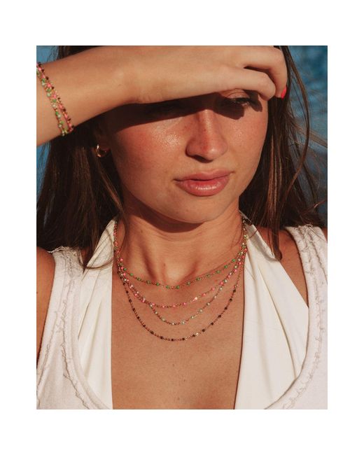 SET & STONES Metallic Kaz Necklace