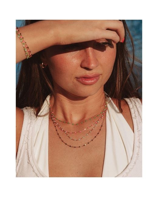 SET & STONES Metallic Kaz Necklace