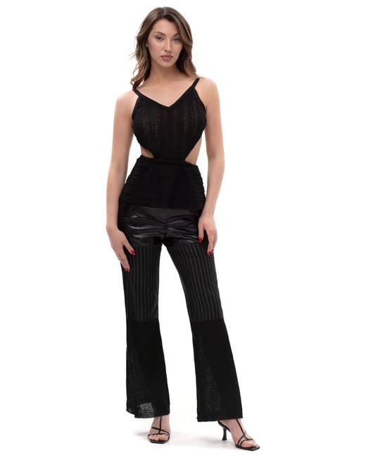 Maison Bogomil Black Structured Flow – Trousers