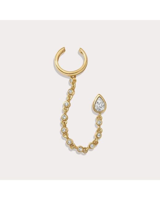 Alexie of Athens Metallic Lili Chain Cuff Earring