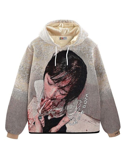 VERYRARE Gray Smoke Blood Sweater for men