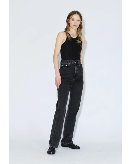 Dr. Denim White Echo High Straight