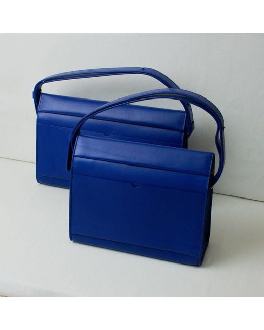godi. Blue The Christy Handmade Adjustable Mini Shoulder Bag