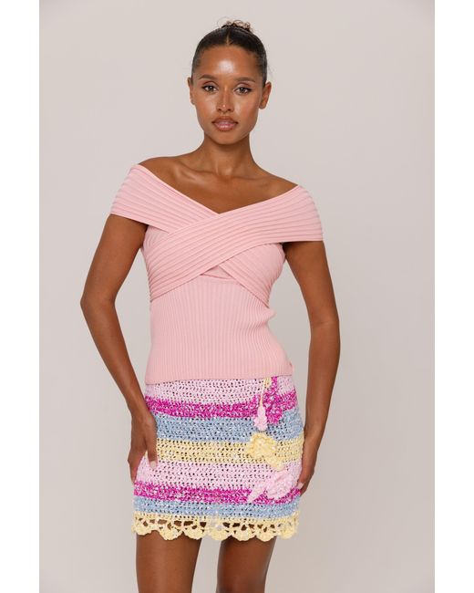 Andreeva Pink Lily Light Knit Top