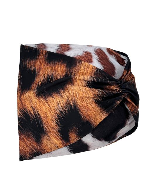 Animal Black Serengeti Reversible Skirt