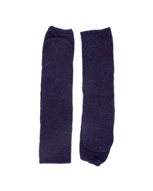 Maison Bogomil Blue Long Knit Socks