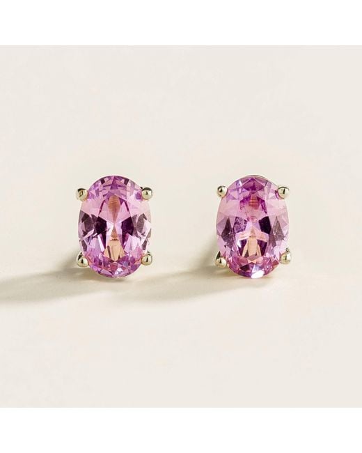 Juvetti Pink Ovo Earrings