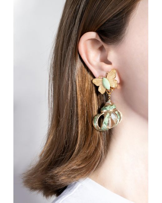 Pats Jewelry Metallic Shell Earring