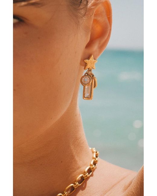 Sccollection Green Stevie Star & Heart Earrings