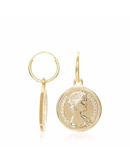 C.J.M Metallic Mini Coin Huggies