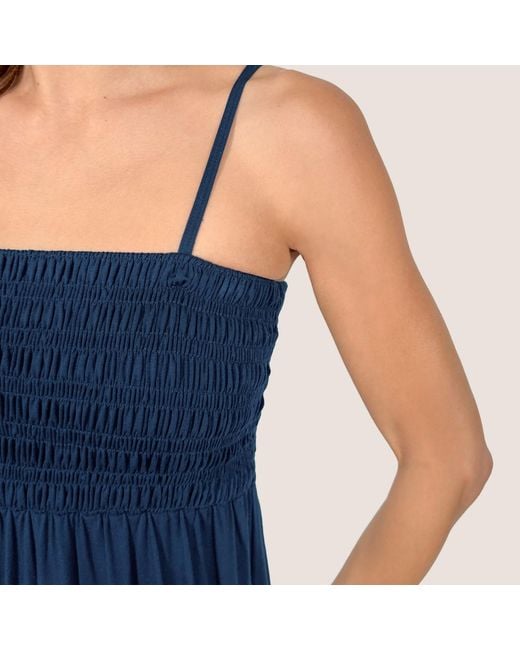 JJwinks Blue Bra-Free Smocked Modal Maxi Dress