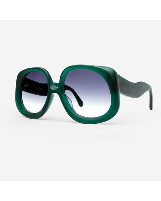 Loop and Egg Blue Sunglasses L A G One Dark