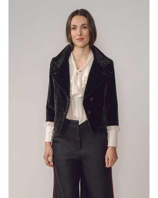 BEIRA Black Elena Jacket Velvet