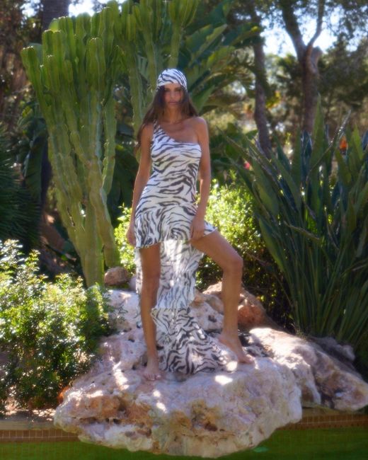 Alia Studio Metallic Sirène Maxi Mesh Dress