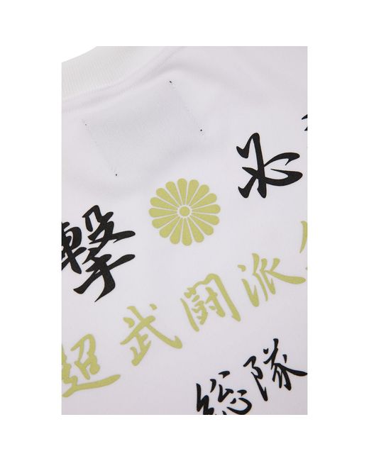 TOKKOU White Baggy Sweat Top For for men