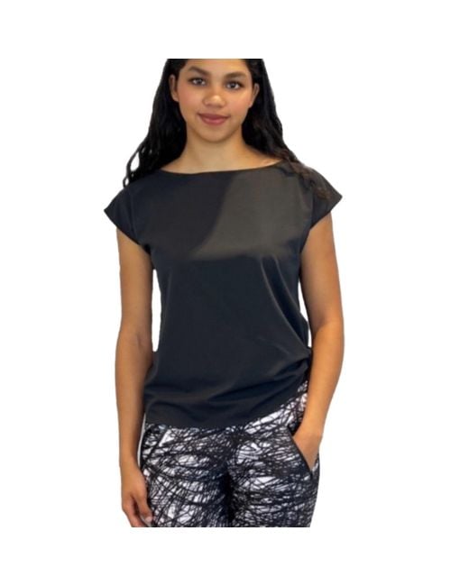 SNIDER Black James Top