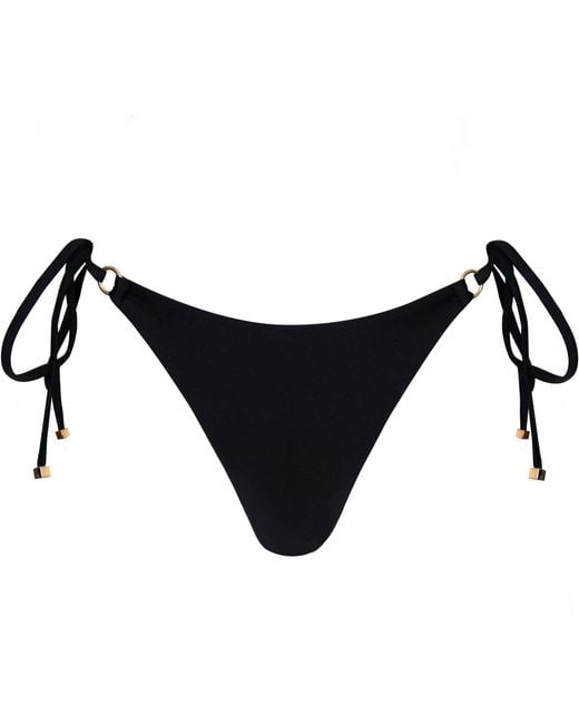 Enez Swim Black Lucia Thong Bottom